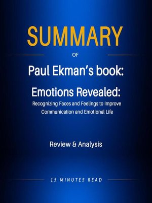 cover image of Summary of Paul Ekman's book